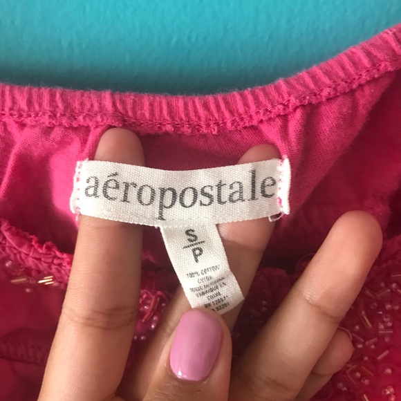 Pink Beaded Tank Top - Picture 4 of 4